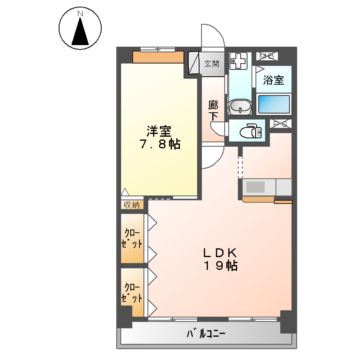 Ｓテイト新山口の間取り