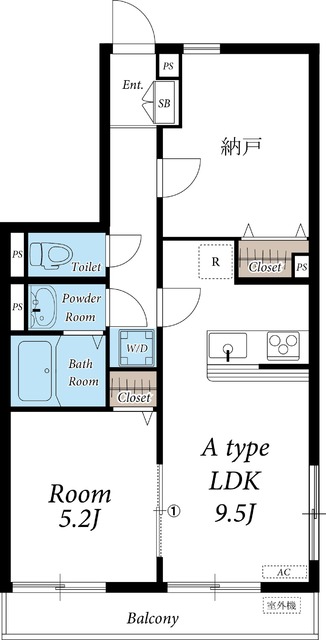 リブリ・小町の間取り