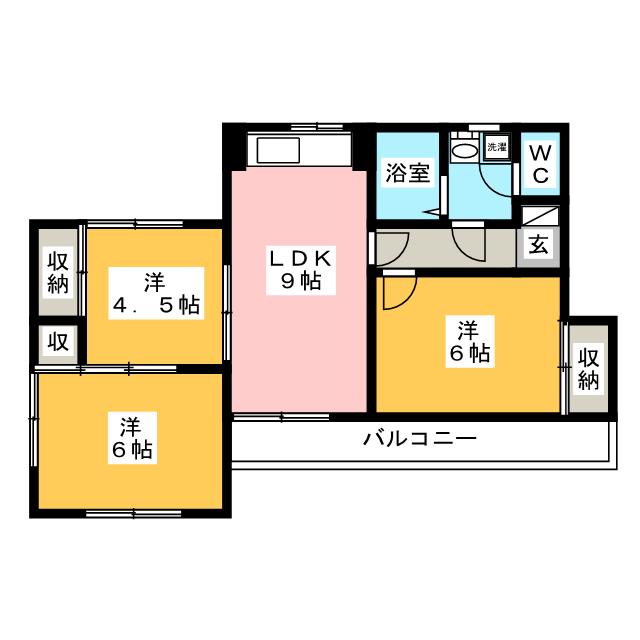 島野第１マンションの間取り