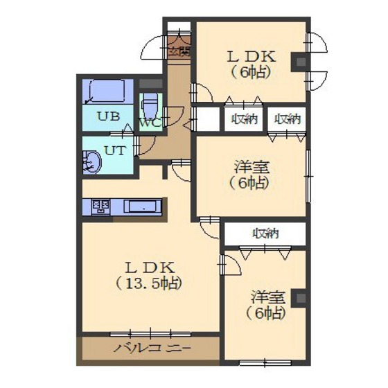 アールズコート大川の間取り