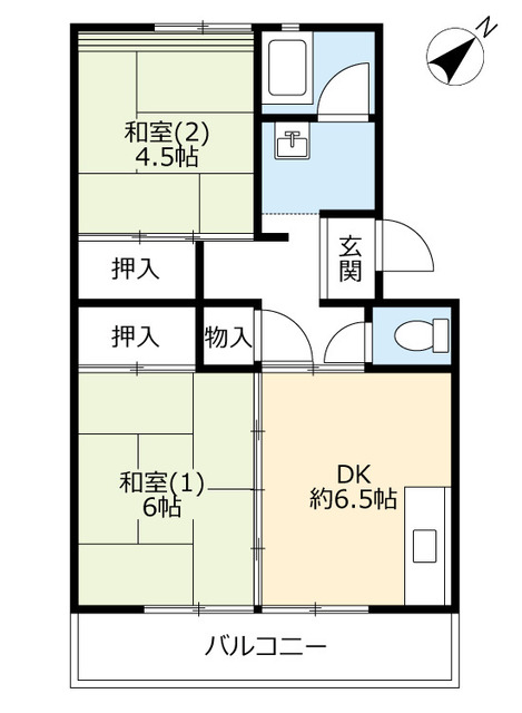 ＵＲ泉南一丘の間取り