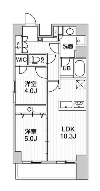 weave place SHINKAMATAの間取り