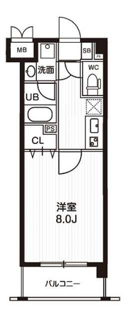 アーバンフラッツ八王子みなみ野の間取り