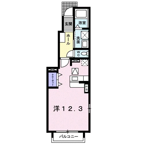 ヴァンベール　Ｂの間取り