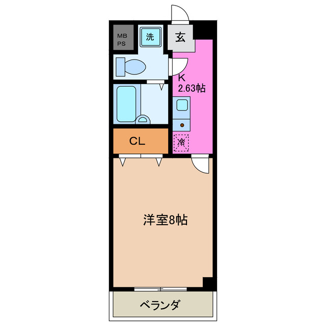 四日市市広永町のマンションの間取り