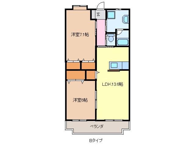 サニーフォレストの間取り