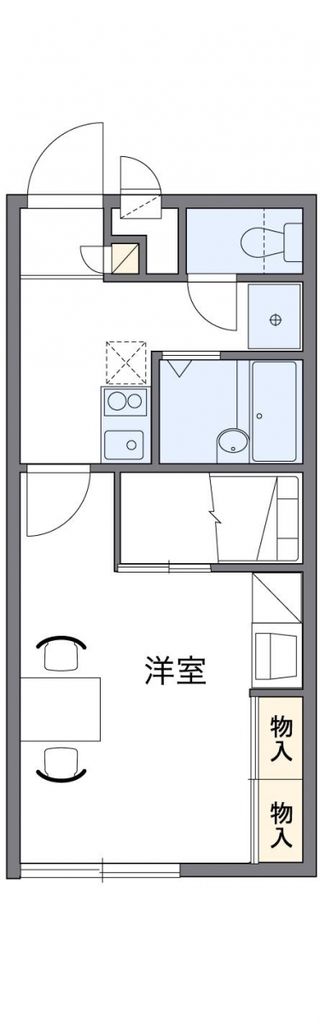 比企郡小川町大字小川のアパートの間取り