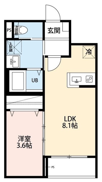 レストン西大宮の間取り