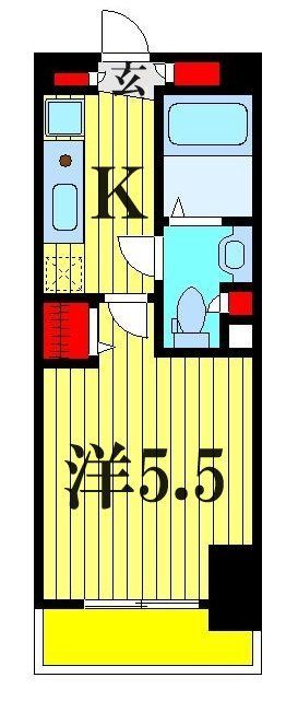 グランカーサ市川国府台の間取り