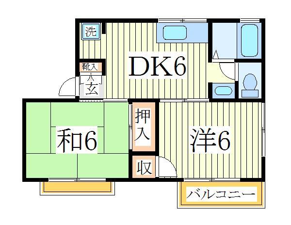 セジュールスズキの間取り