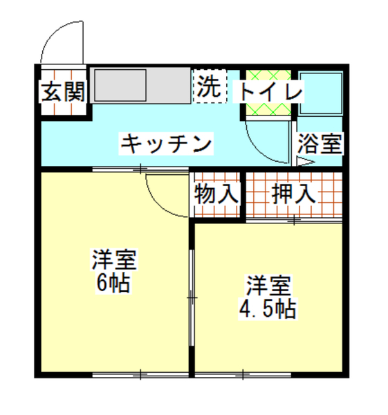 コーポ森下の間取り