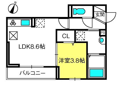 ディール北浦和IIの間取り