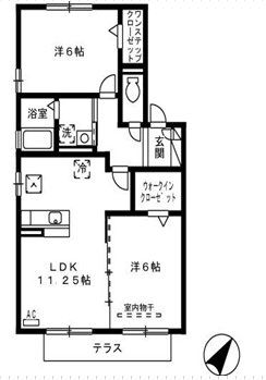 テラスＳＵＷＡの間取り