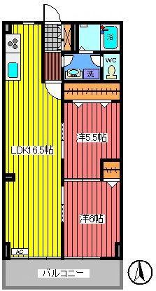 浦和領家ビルの間取り