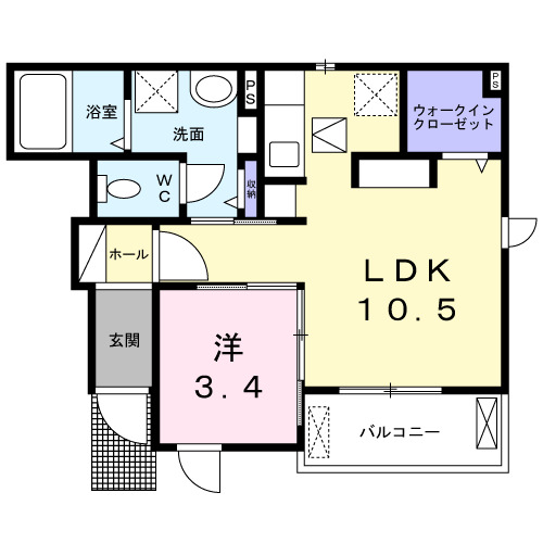 デュランタの間取り