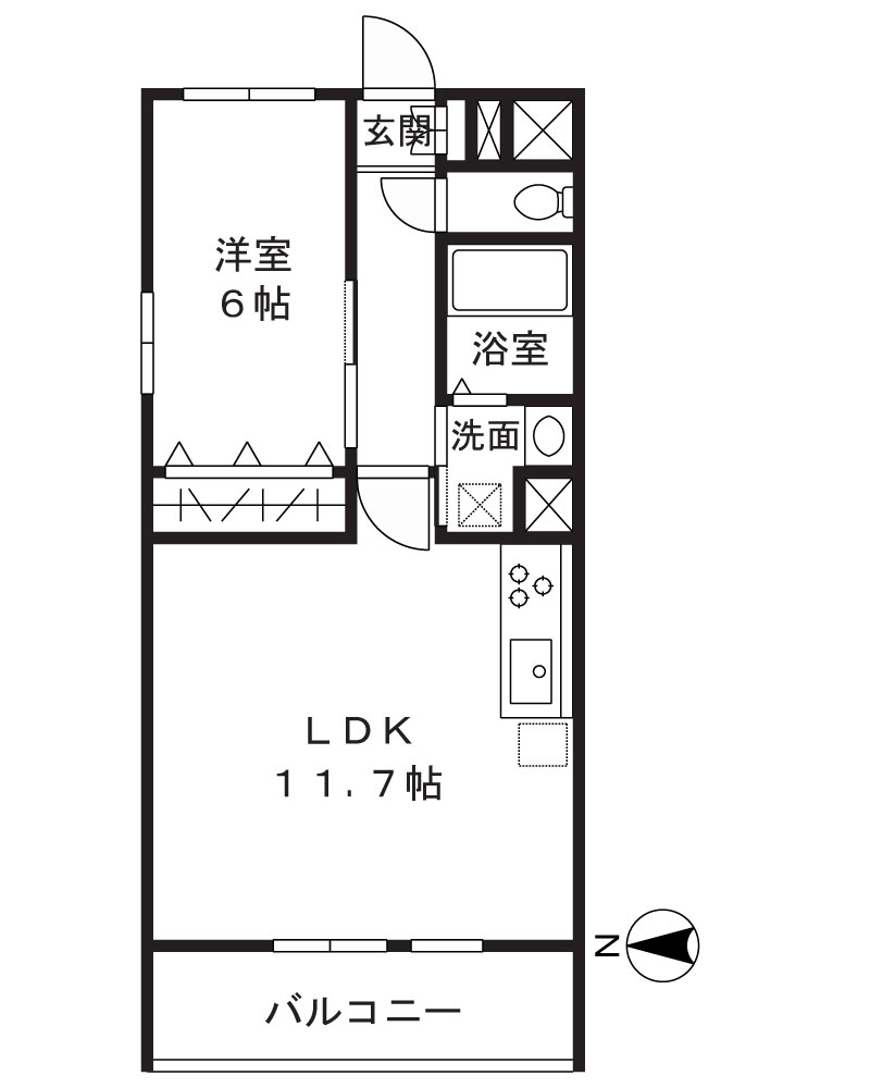 GlowResidenceの間取り