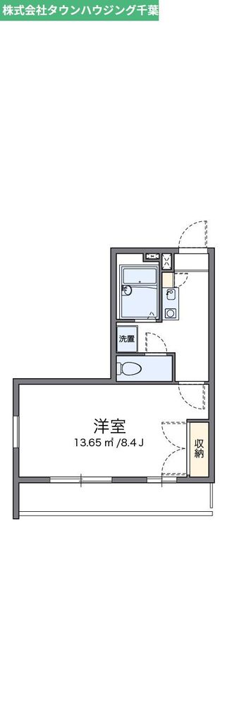 レオパレスリバーテラスの間取り