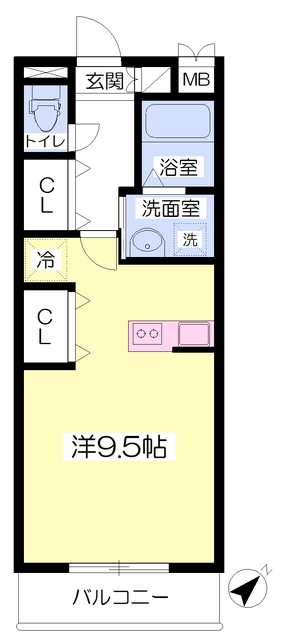 Ｅ・スクウェア森小路の間取り