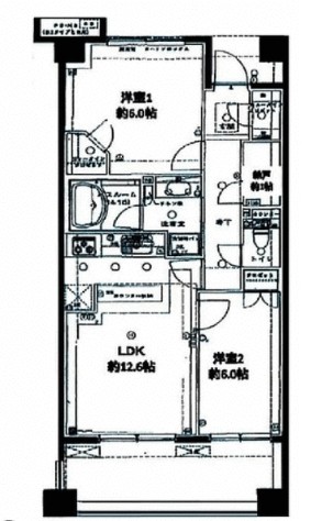 グランフォート洗足池の間取り