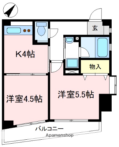 サンシャイン狭山の間取り