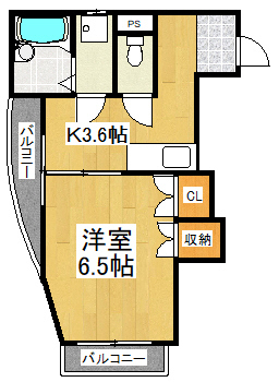 【川崎市多摩区菅のマンションの間取り】