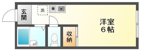 姫路市網干区垣内西町のアパートの間取り