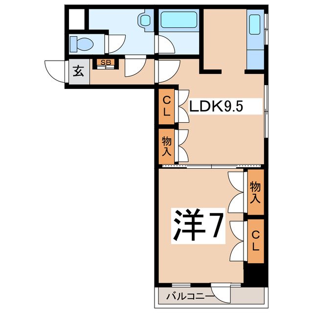 パラッツォ城東の間取り