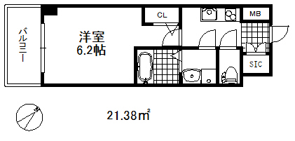 エスリード神戸グランドールの間取り