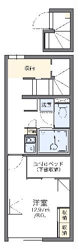 レオパレスヴェルディの間取り