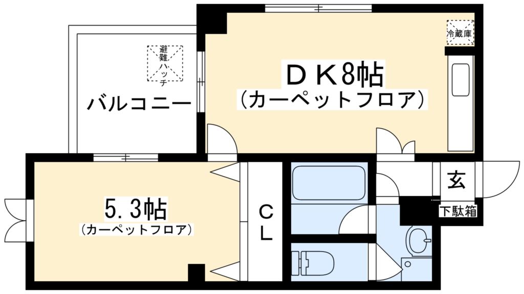 ルミエール出町柳の間取り