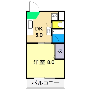 ハイツ森本 IIの間取り