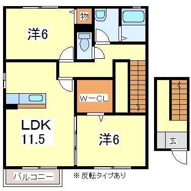 ラッフルズの間取り