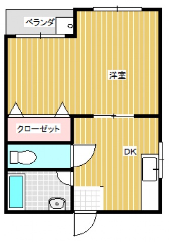 【広島市中区堺町のマンションの間取り】