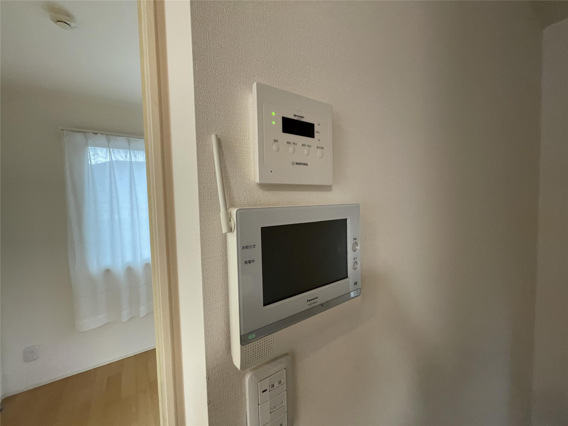 セキュリティ　来訪者を確認出来るTVモニターホンです