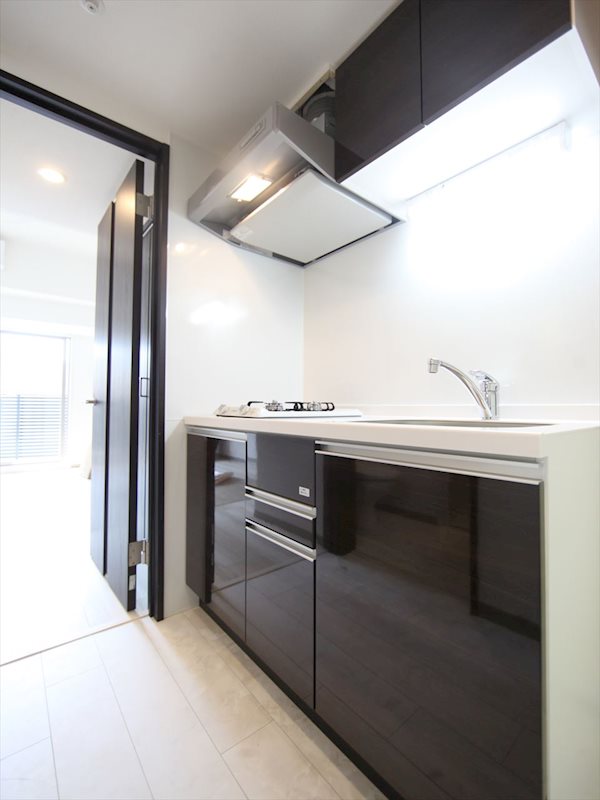 キッチン　システムキッチン（ガス2口コンロ）