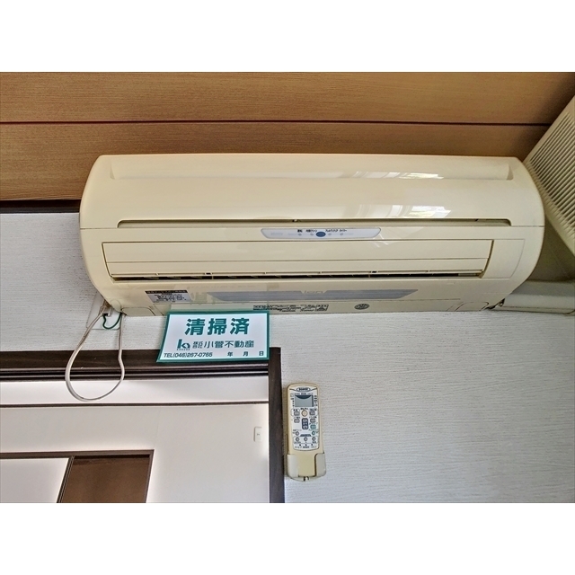 その他設備　エアコン付きで１年通し快適です