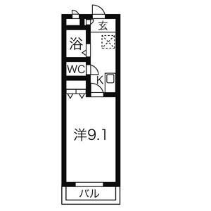 名鉄常滑線 新舞子駅 徒歩7分 2階建 築24年の間取り写真