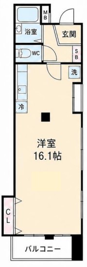 東急池上線 石川台駅 徒歩2分 4階建 築40年の間取り写真