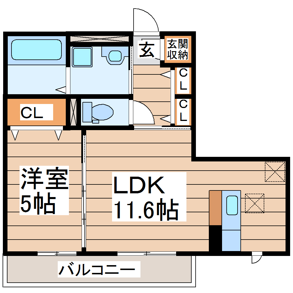 グローリアの間取り写真