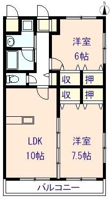 ラパン　デュ　モアの間取り