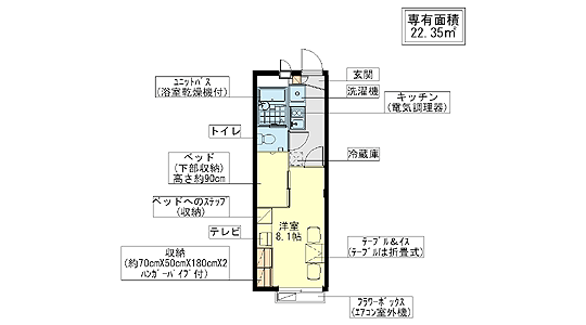 セジュールIIの間取り