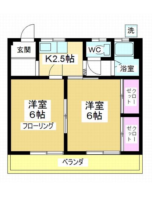 メゾン川越の間取り