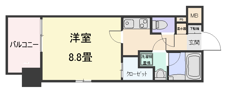 フジビル25の間取り