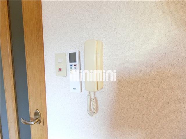 セキュリティ　来客時の確認もできるインターホンです。