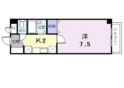 ソレーユ戸畑の間取り