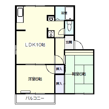 本庄レジデンスIIの間取り