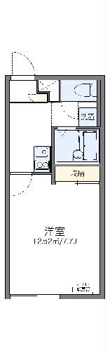 レオパレスグラッツェの間取り