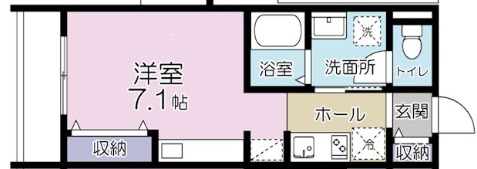 神奈川県相模原市中央区相生４（アパート）の賃貸物件の間取り