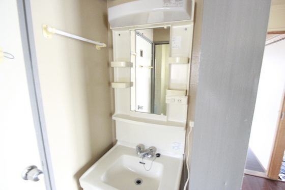 洗面設備　※別号室の写真です