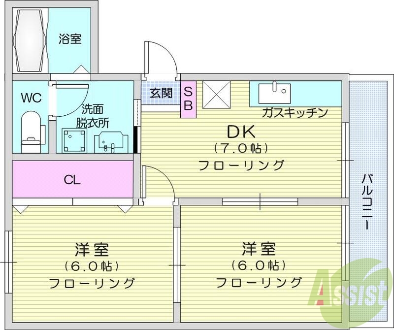 シュマンヴェール_間取り_0